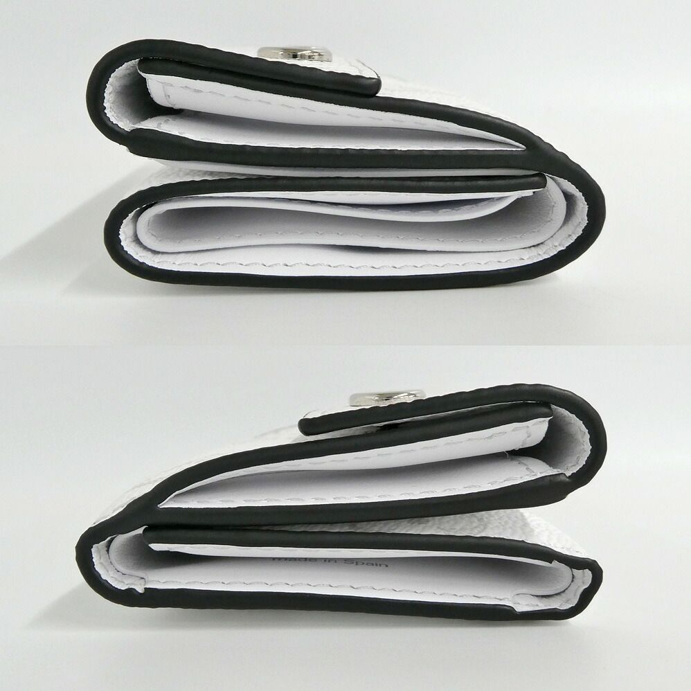 Louis Vuitton Discovery Compact Wallet Taigarama Monogram Antarctica Silver — view 4
