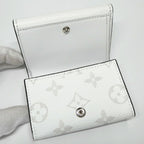 Louis Vuitton Discovery Compact Wallet Taigarama Monogram Antarctica Silver — view 7