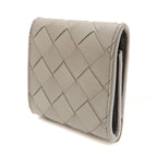 Bottega Veneta Intrecciato Coin Purse Leather Gray — view 2