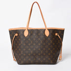 Louis Vuitton Neverfull MM Tote Bag Monogram Brown Gold — view 2