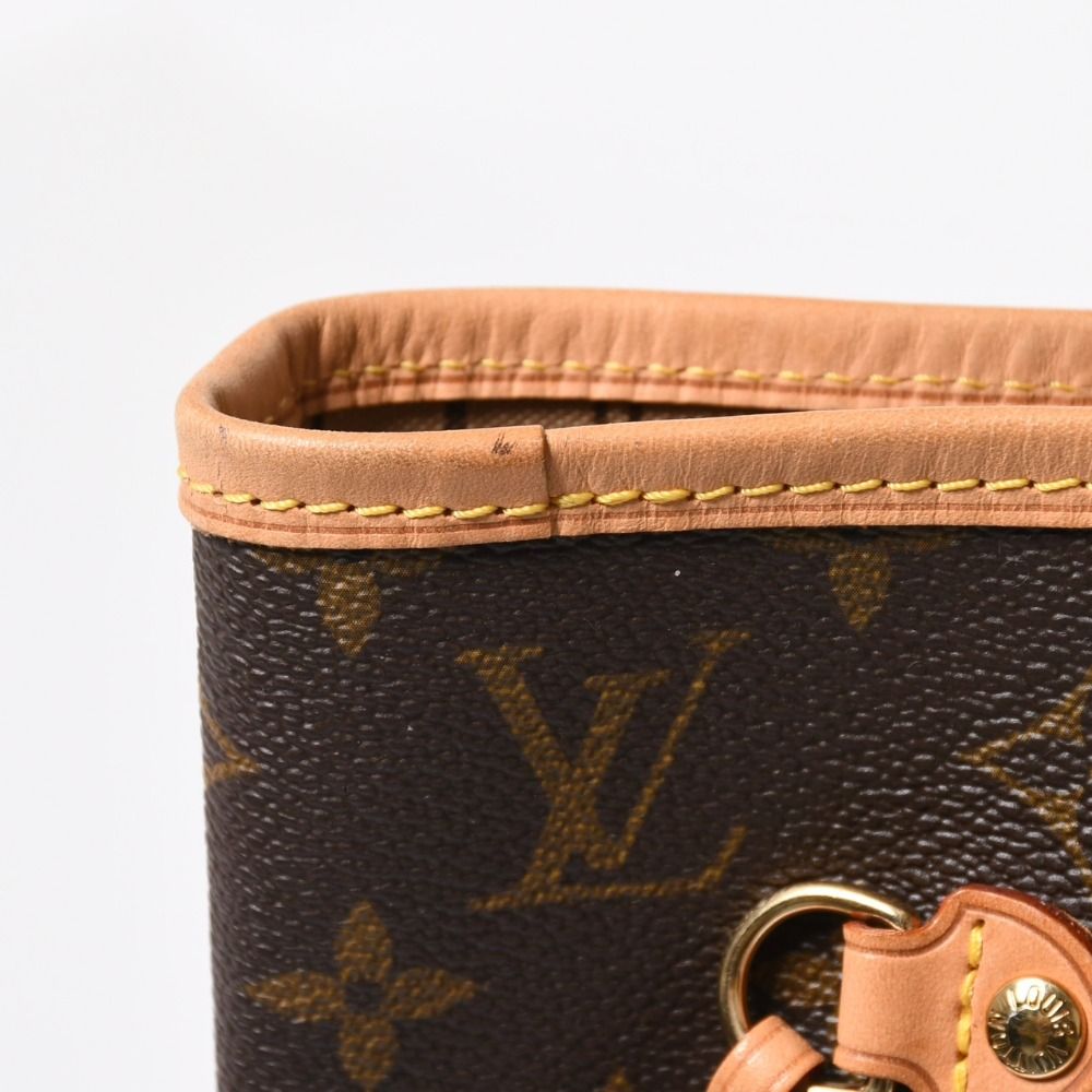 Louis Vuitton Neverfull MM Tote Bag Monogram Brown Gold — view 7