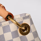 Louis Vuitton Artsy MM Shoulder Bag Monogram Leather Gold — view 7