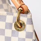 Louis Vuitton Artsy MM Shoulder Bag Monogram Leather Gold — view 5