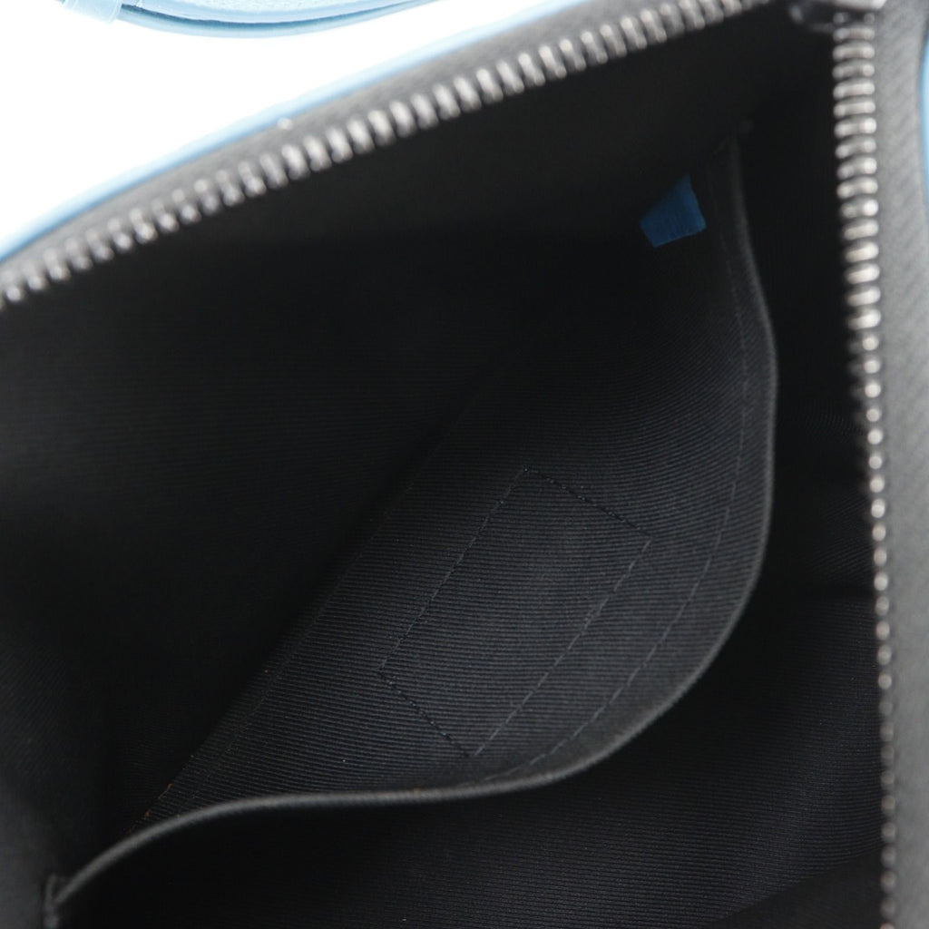 Louis Vuitton Triangle Messenger Maison Taurillon Leather Turquoise Blue — view 5