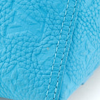 Louis Vuitton Triangle Messenger Maison Taurillon Leather Turquoise Blue — view 7