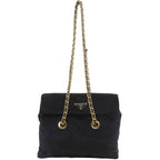 Prada Chain Shoulder Nylon Nero Black Bag