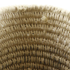 Loewe Square Basket Small Anagram Raffia Wool Beige Black Tote Bag — view 8