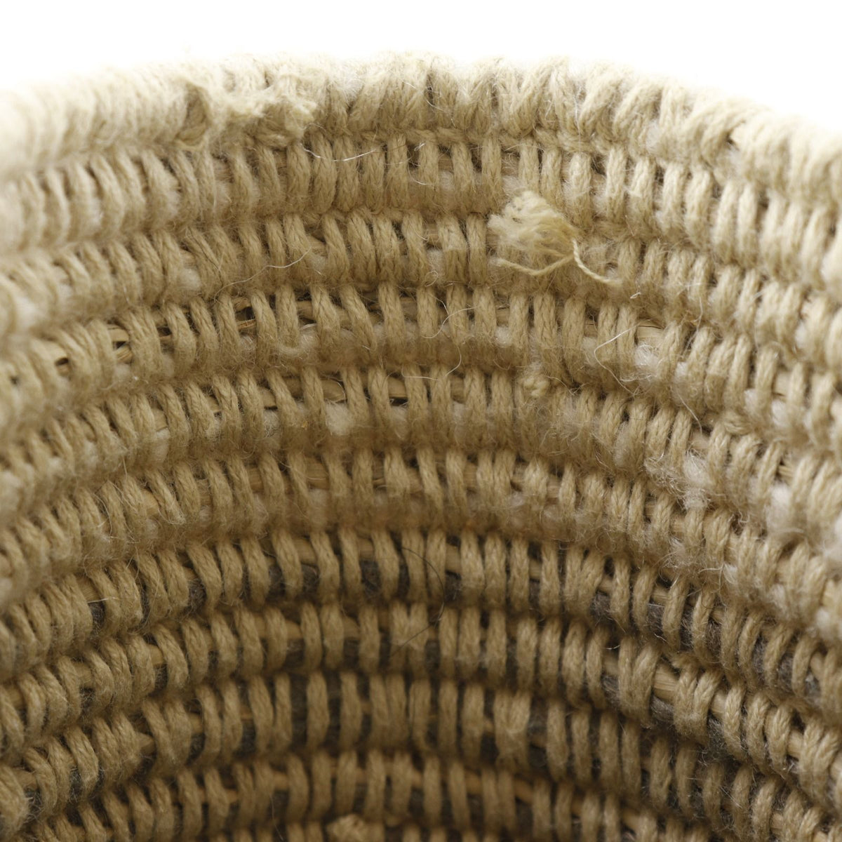 Loewe Square Basket Small Anagram Raffia Wool Beige Black Tote Bag — view 8