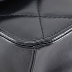 Chanel Quilted Chain Shoulder Lambskin Black Bag — view 4