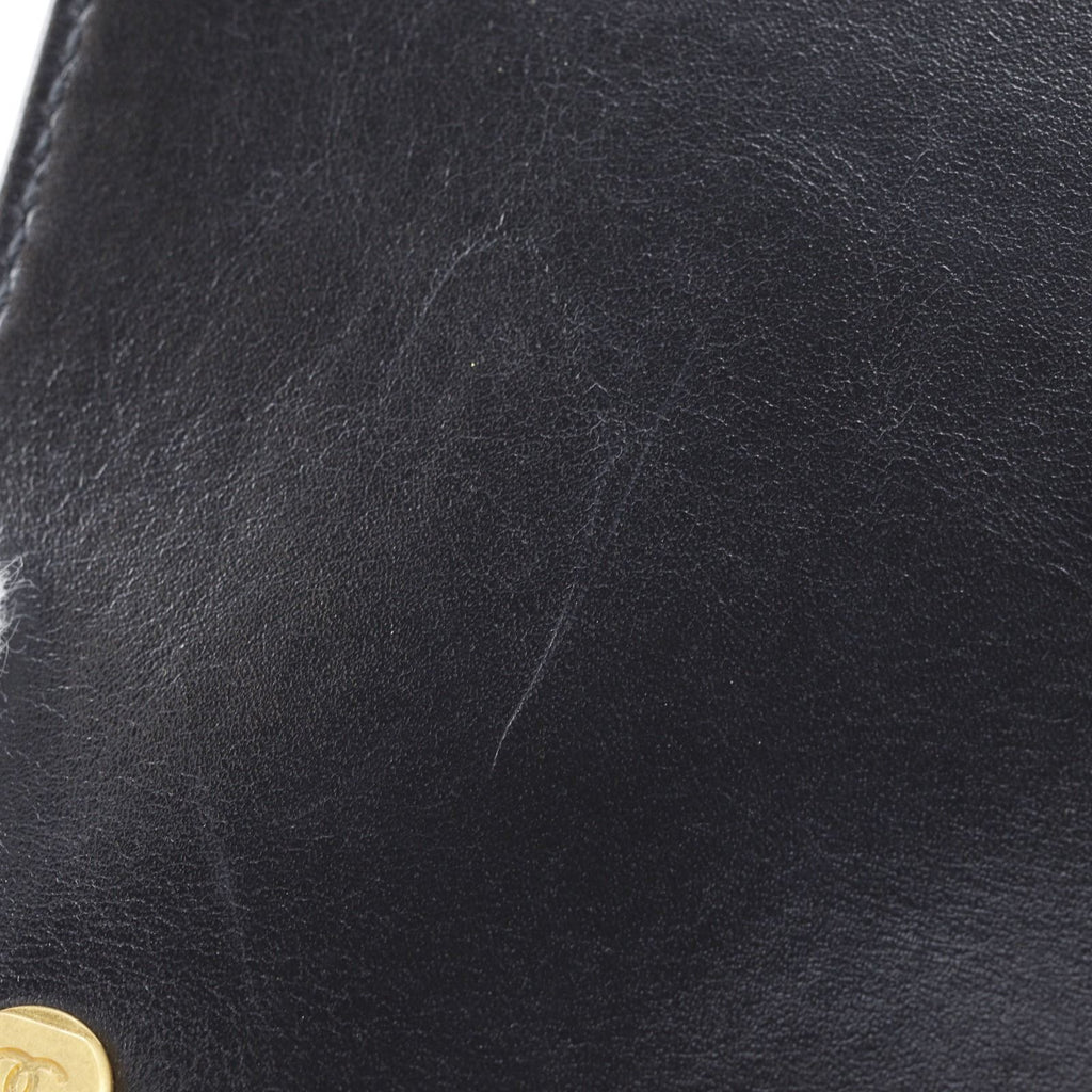 Chanel Quilted Chain Shoulder Lambskin Black Bag — view 7
