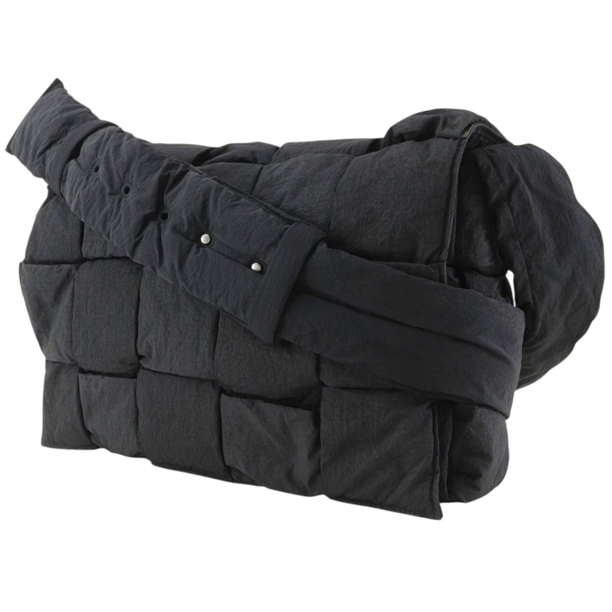 Bottega Veneta Padded Tech Cassette Nylon Black Shoulder Bag — view 2