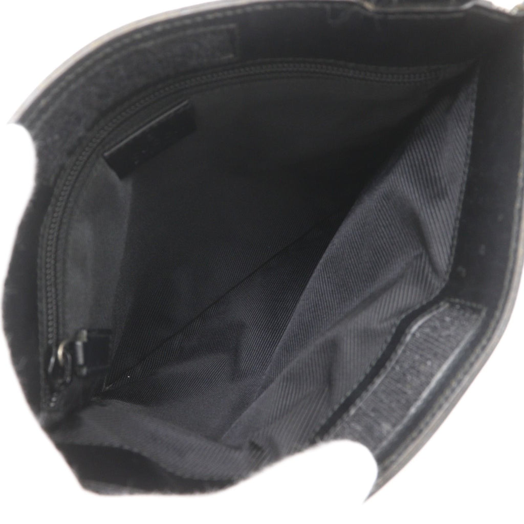 Gucci GG Canvas Black Shoulder Bag — view 5