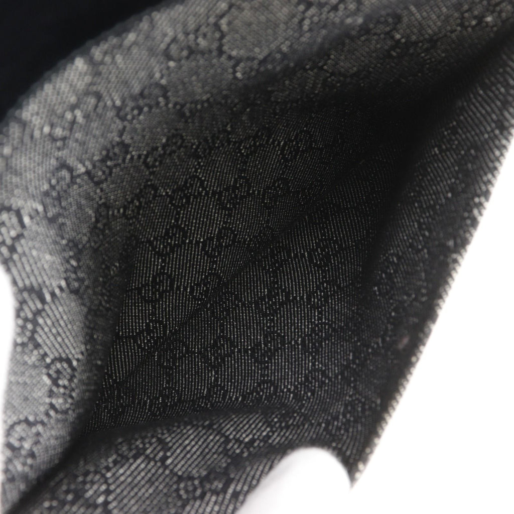 Gucci GG Canvas Black Shoulder Bag — view 8