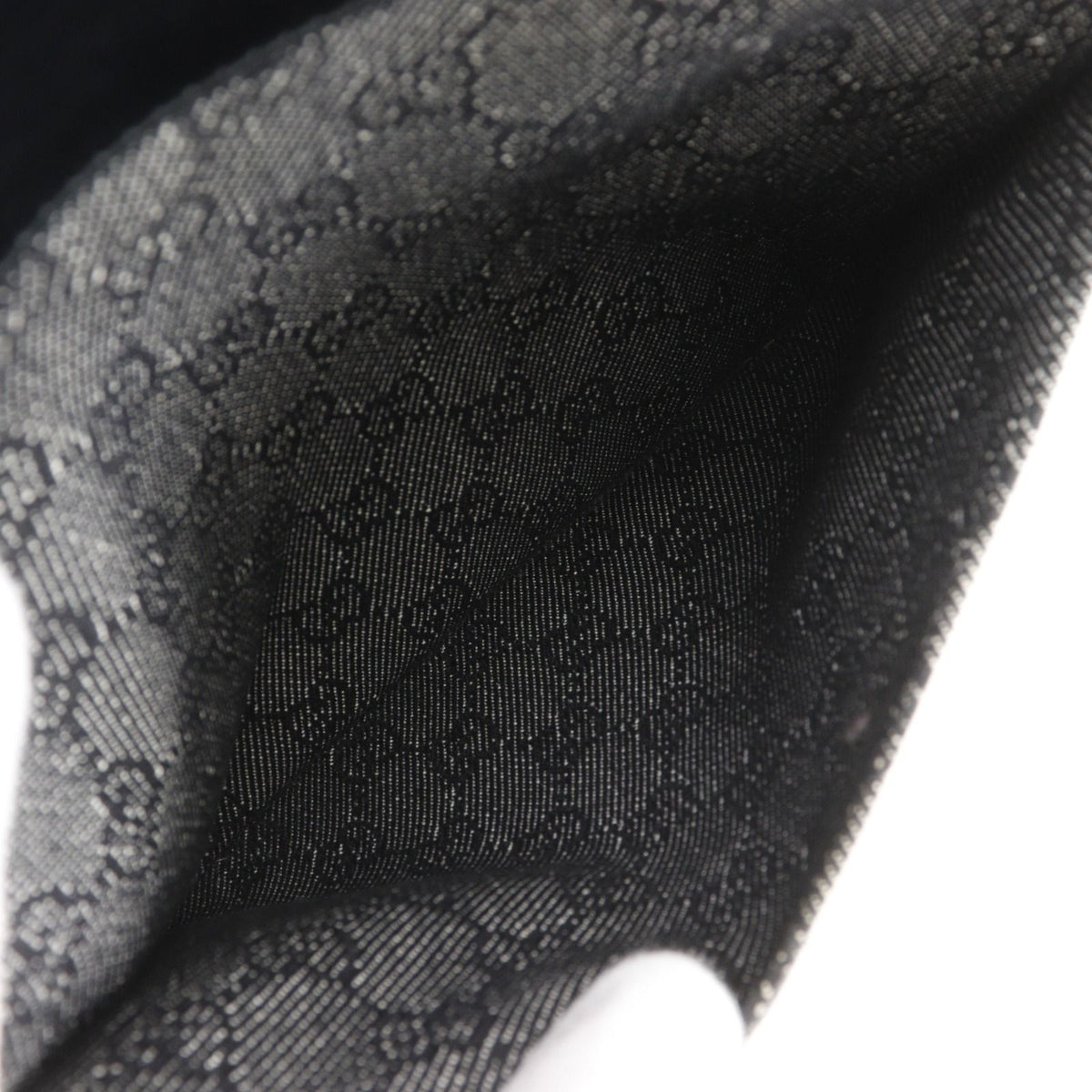Gucci GG Canvas Black Shoulder Bag — view 8