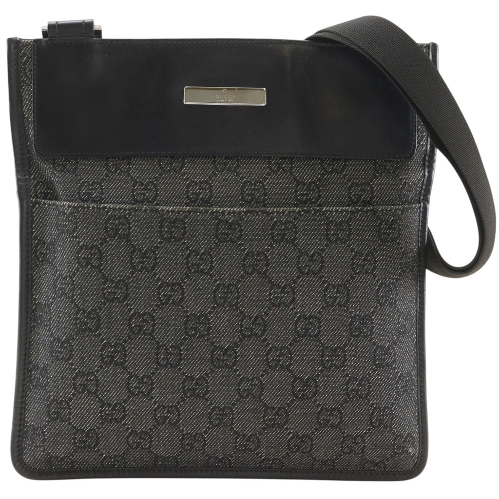 Gucci GG Canvas Black Shoulder Bag