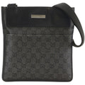 Gucci GG Canvas Black Shoulder Bag