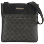 Gucci GG Canvas Black Shoulder Bag