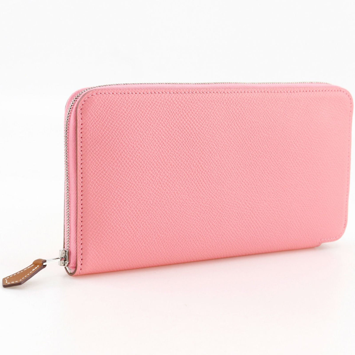 Hermes Azap Silk'in Veau Epsom Pink Wallet — view 3
