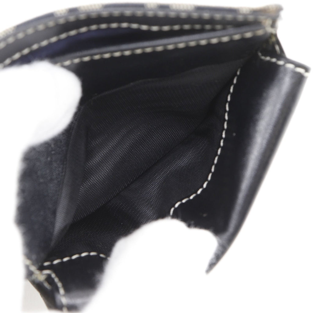 Fendi Zucchino Canvas Navy Bifold Wallet — view 7