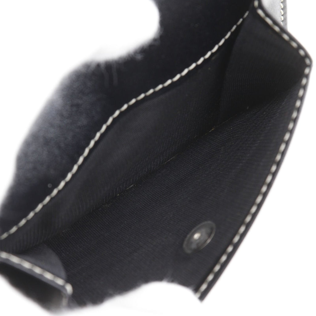 Fendi Zucchino Canvas Navy Bifold Wallet — view 8