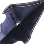 Fendi Zucchino Canvas Navy Bifold Wallet — view 6