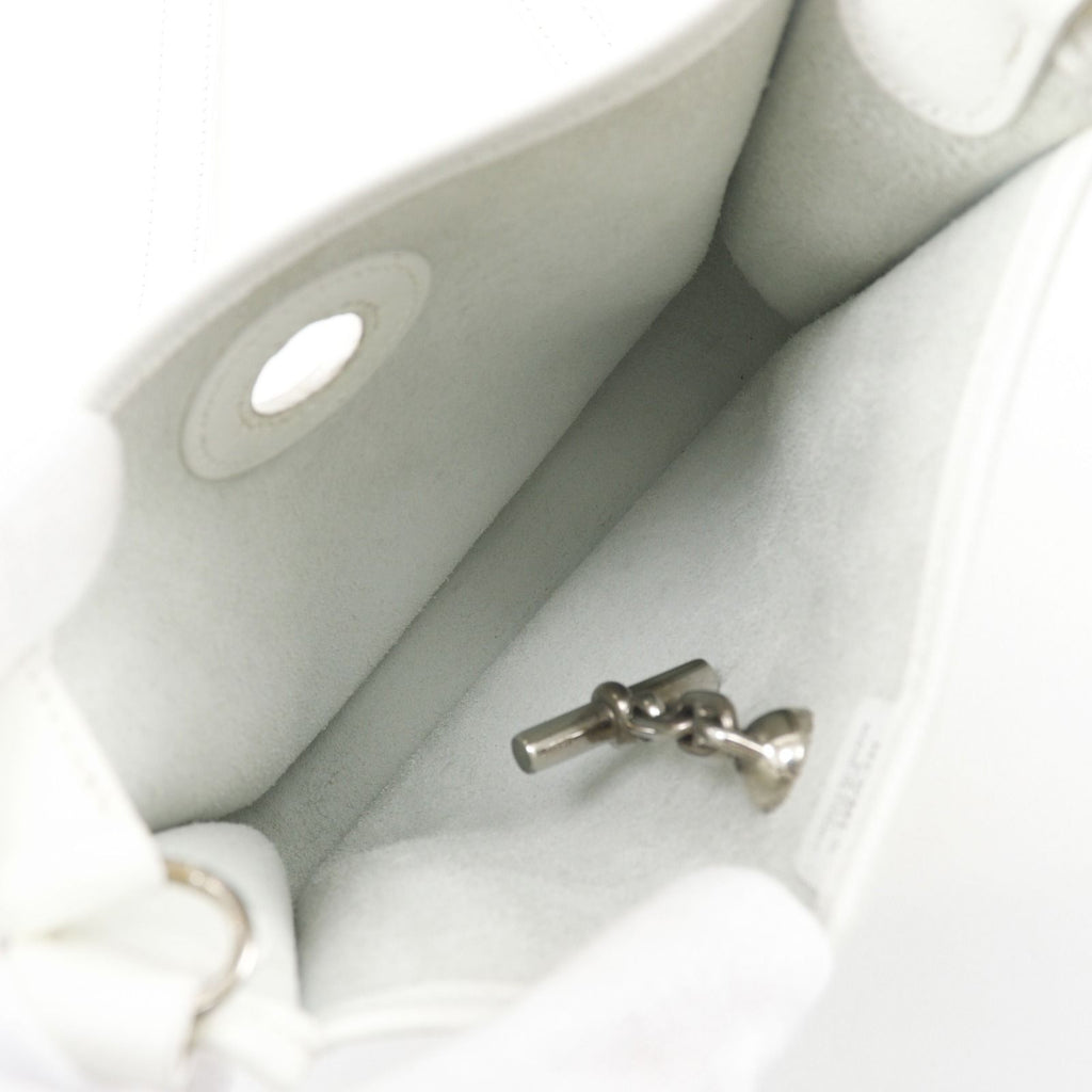 Hermes Vespa Veau Epsom White Shoulder Bag — view 5
