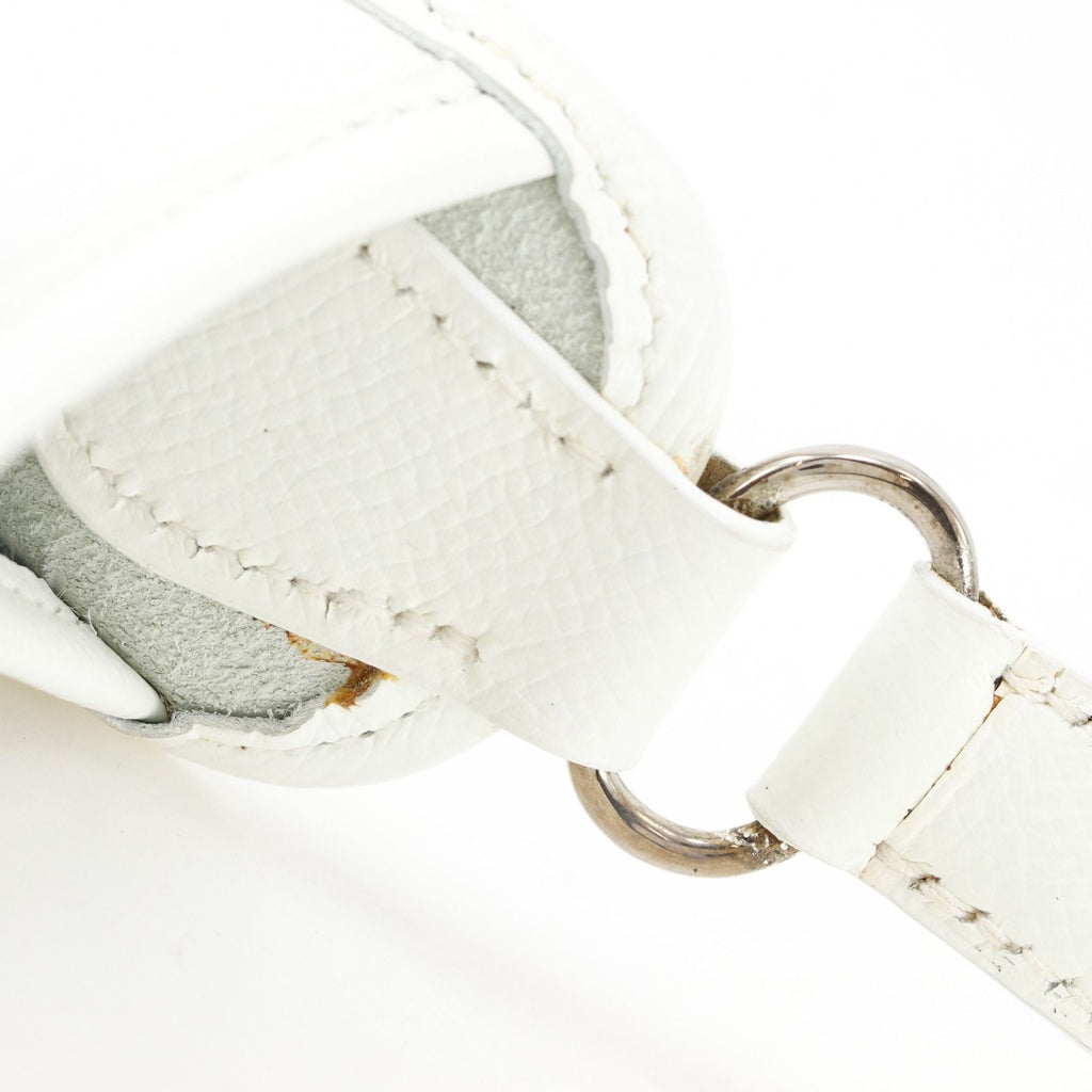 Hermes Vespa Veau Epsom White Shoulder Bag — view 6