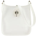 Hermes Vespa Veau Epsom White Shoulder Bag