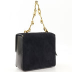 Dior Vintage Calf Hair Black Handbag — view 3
