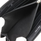 Chanel CC Logo Caviar Leather Black Wallet — view 7