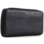 Chanel CC Logo Caviar Leather Black Wallet — view 3