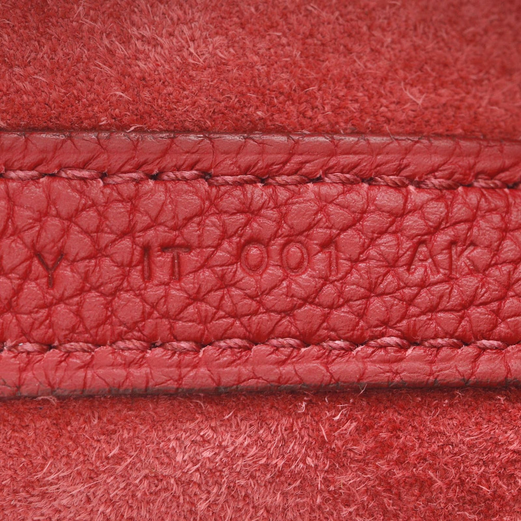 Hermes Picotin Lock 18 PM Taurillon Clemence Vermilion Red Gold Handbag — view 8
