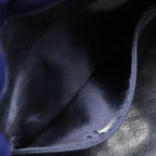 Chanel Quilted Drawstring Vintage Lambskin Navy Shoulder Bag — view 6