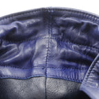 Chanel Quilted Drawstring Vintage Lambskin Navy Shoulder Bag — view 7