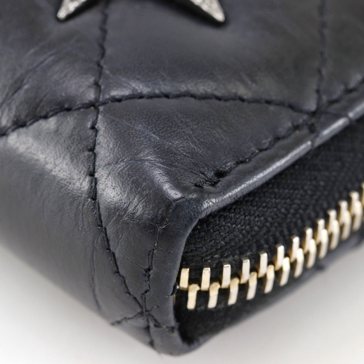 Chanel Quilted la Key Charm 2.55 Leather Black Wallet — view 4