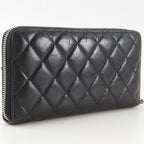 Chanel Quilted la Key Charm 2.55 Leather Black Wallet — view 3