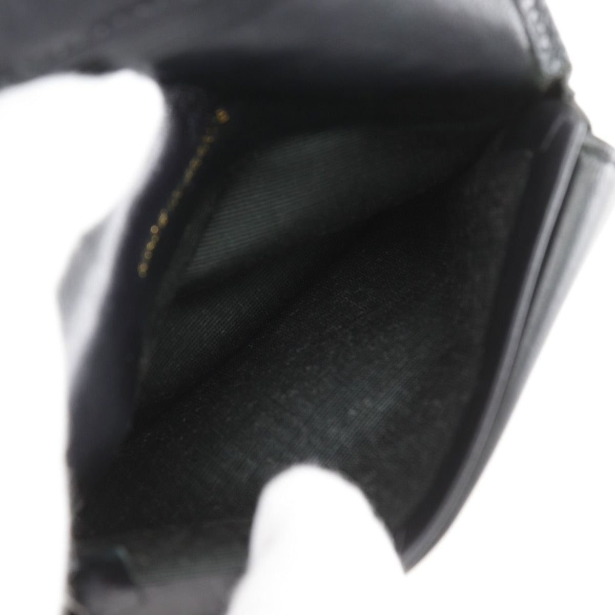Chanel Bicolor CC Logo Caviar Leather Black Bifold Wallet — view 7