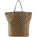 Gucci Tote GG Canvas Brown Handbag