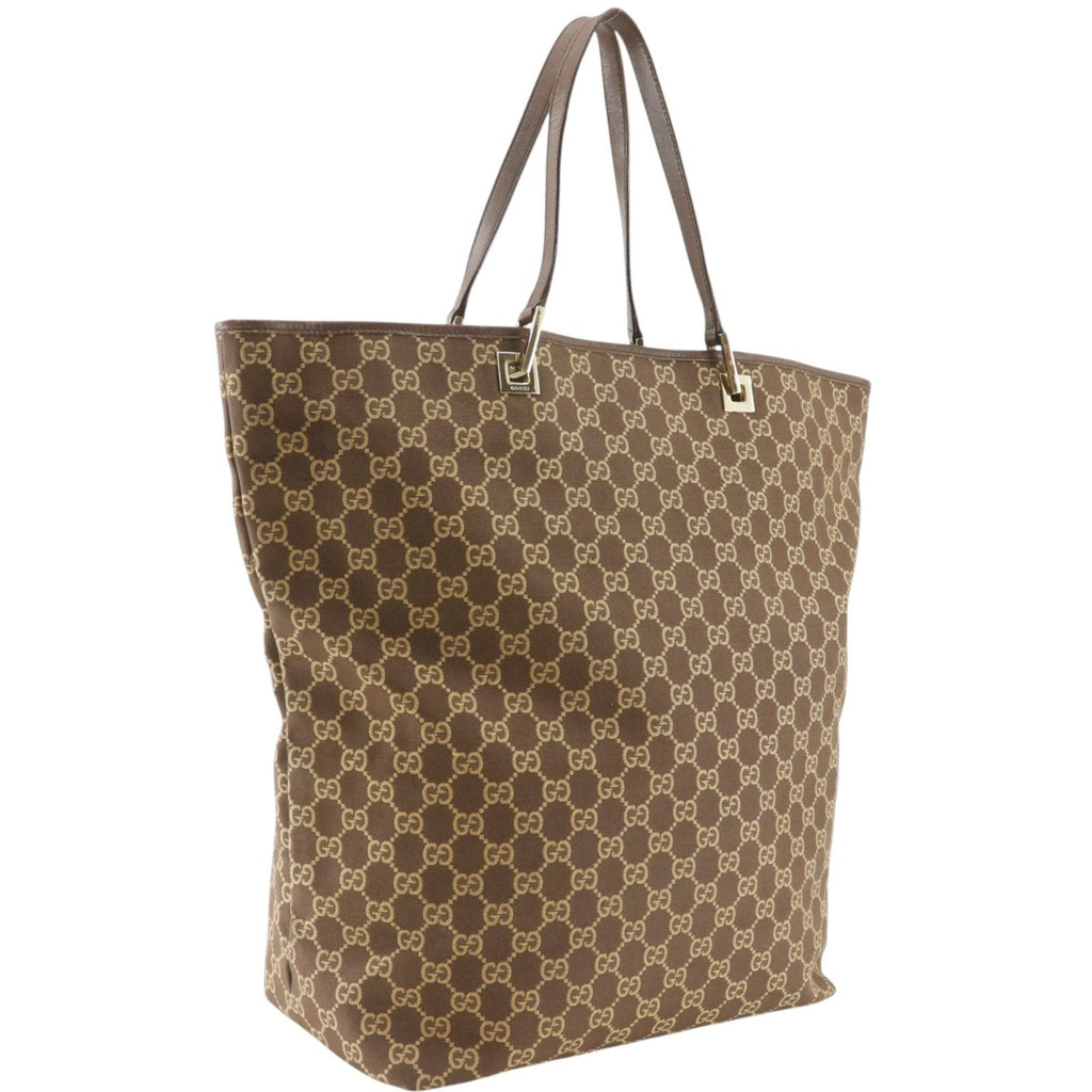 Gucci Tote GG Canvas Brown Handbag — view 3