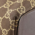 Gucci Tote GG Canvas Brown Handbag — view 4