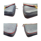 Louis Vuitton Monogram Navy Gold Leather Handbag — view 7