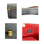 Louis Vuitton Monogram Navy Gold Leather Handbag — view 8