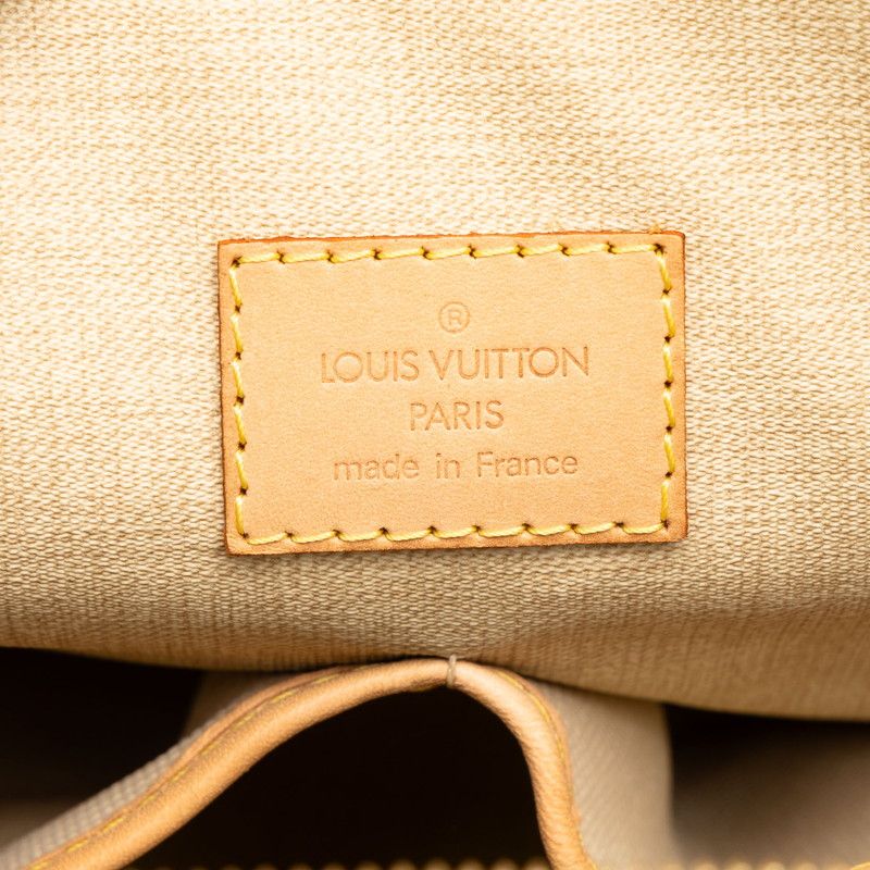 Louis Vuitton Monogram Trouville Handbag Brown Leather — view 5