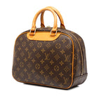 Louis Vuitton Monogram Trouville Handbag Brown Leather — view 2