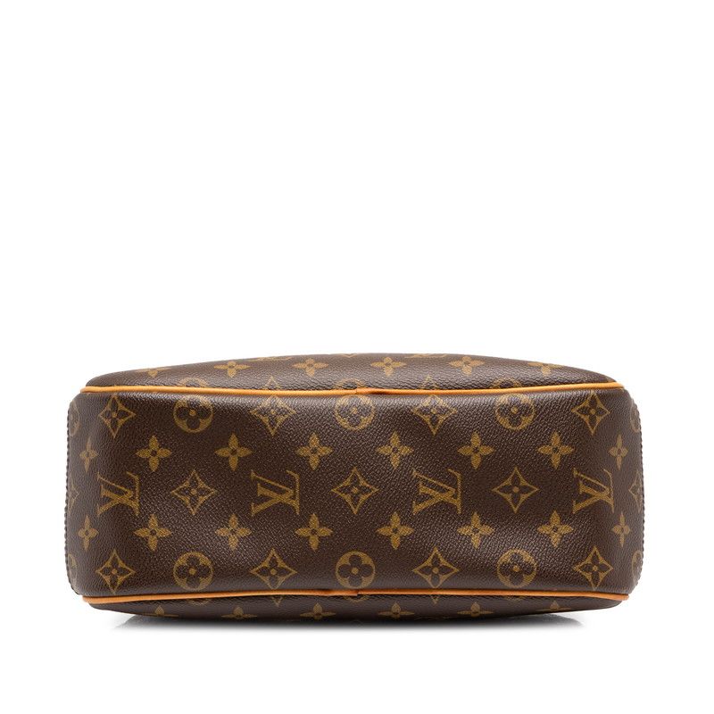 Louis Vuitton Monogram Trouville Handbag Brown Leather — view 3