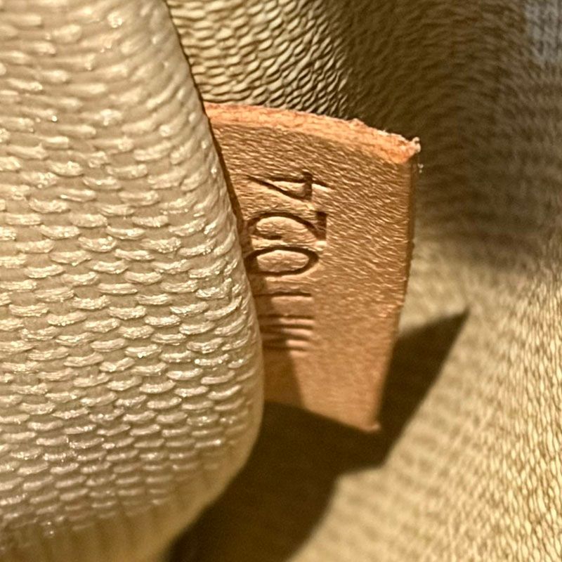 Louis Vuitton Monogram Trouville Handbag Brown Leather — view 6