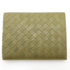 Bottega Veneta Intrecciato Bifold Wallet Leather Khaki