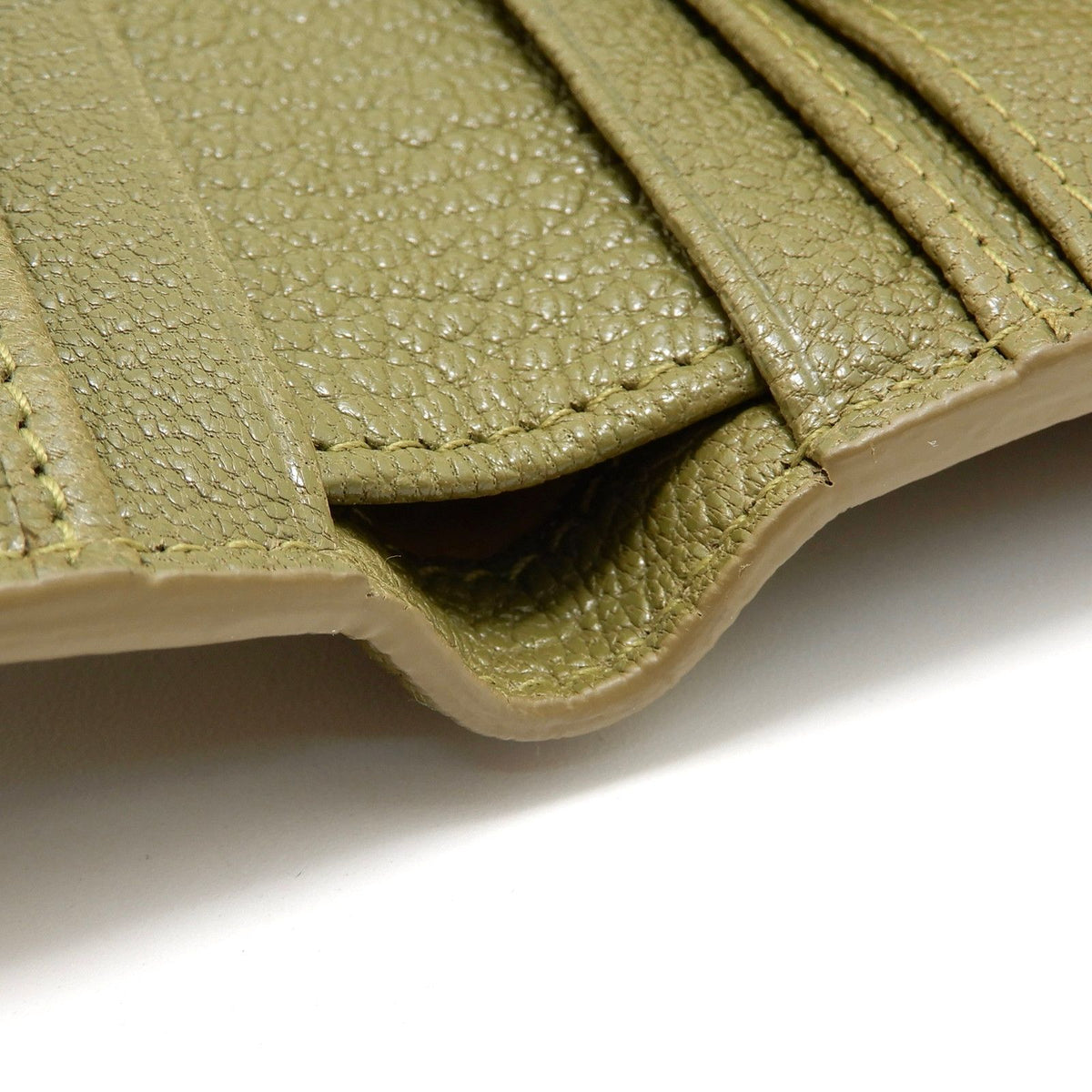 Bottega Veneta Intrecciato Bifold Wallet Leather Khaki — view 6
