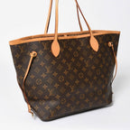 Louis Vuitton Tote Bag Neverfull MM Brown Gold — view 3
