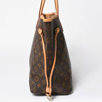 Louis Vuitton Tote Bag Neverfull MM Brown Gold — view 4